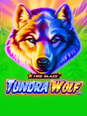 Fire Blaze Golden Tundra Wolf